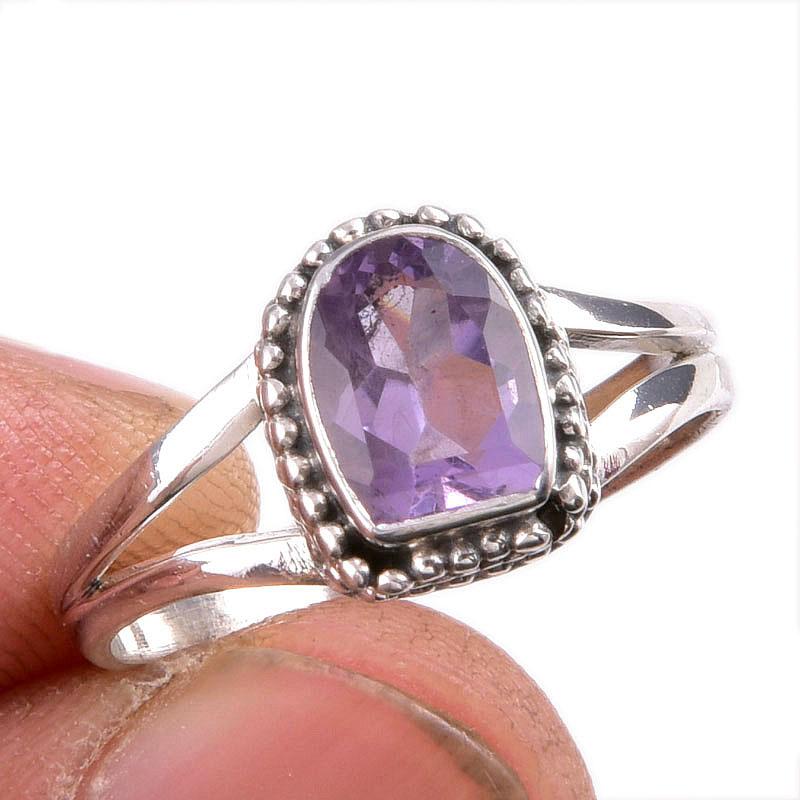 Natural Pink Amethyst Gemstone 925 Solid Sterling Silver Jewelry Ring S.7.5 p1r90
Natural Pink Amethyst Gemstone 925 Solid Sterling Silver Jewelry Ring S.7.5 p1r90