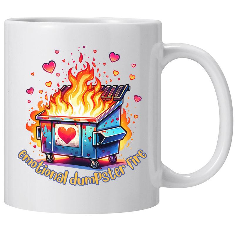 Мусорный контейнер Пожар Мусорное ведро Эта маленькая свеча Керамическая кофейная кружка Чашка для воды Моё 301-400ml
Мусорный контейнер Пожар Мусорное ведро Эта маленькая свеча Керамическая кофейная кружка Чашка для воды Моё 301-400ml