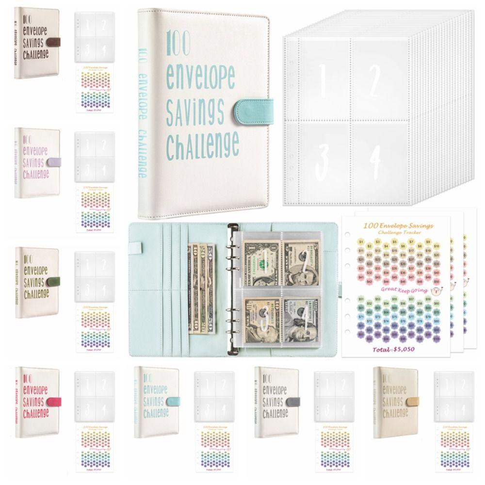 Кожаный переплет 100 конвертов Challenge Binder Circular Buckle Budget Binder Set Couple
Кожаный переплет 100 конвертов Challenge Binder Circular Buckle Budget Binder Set Couple