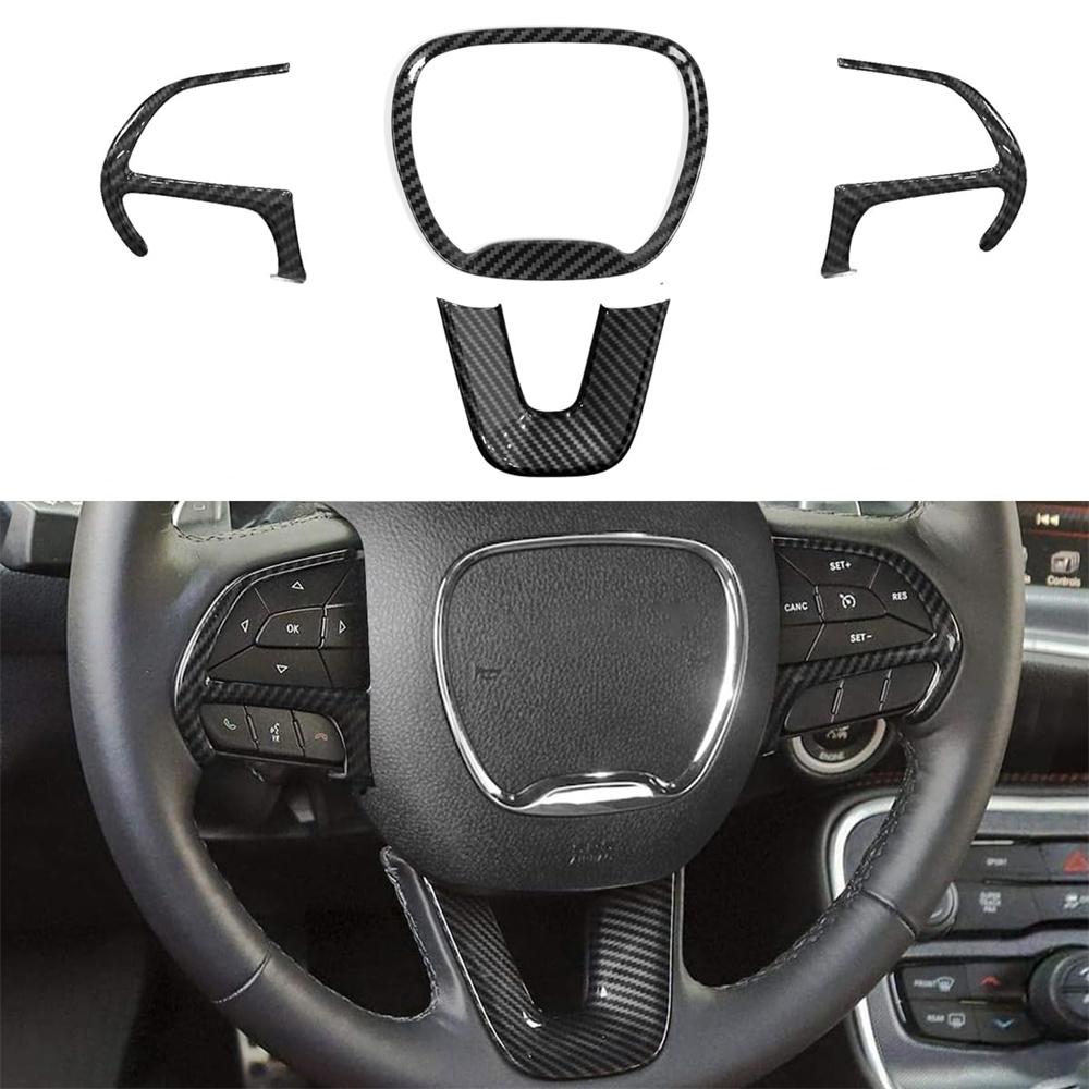 Carbon Fiber Look Steering Wheel Cover Trim For Dodge Challenger Durango 2015-20
Carbon Fiber Look Steering Wheel Cover Trim For Dodge Challenger Durango 2015-20