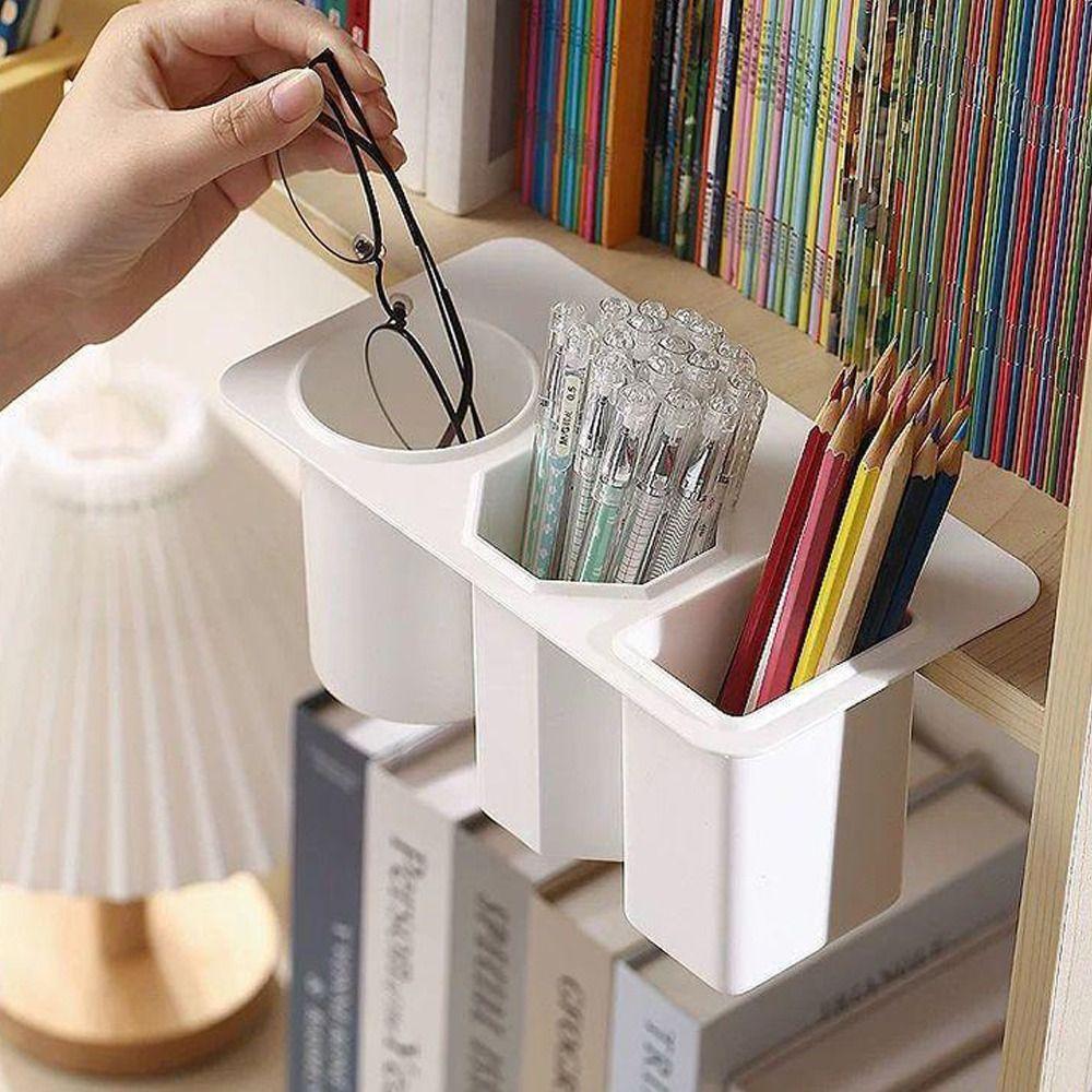 Multifunctional Desktop Organizer 3 Grid Makeup Brush Box New Stationery Storage Box Household чорний
Multifunctional Desktop Organizer 3 Grid Makeup Brush Box New Stationery Storage Box Household чорний