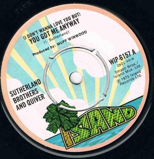 7-дюймовая пластинка SUTHERLAND BROTHERS QUIVER I Dont Wanna Love You But You Go WIP6157 ISLAND 1973 UK Rock Б/у
7-дюймовая пластинка SUTHERLAND BROTHERS QUIVER I Dont Wanna Love You But You Go WIP6157 ISLAND 1973 UK Rock Б/у