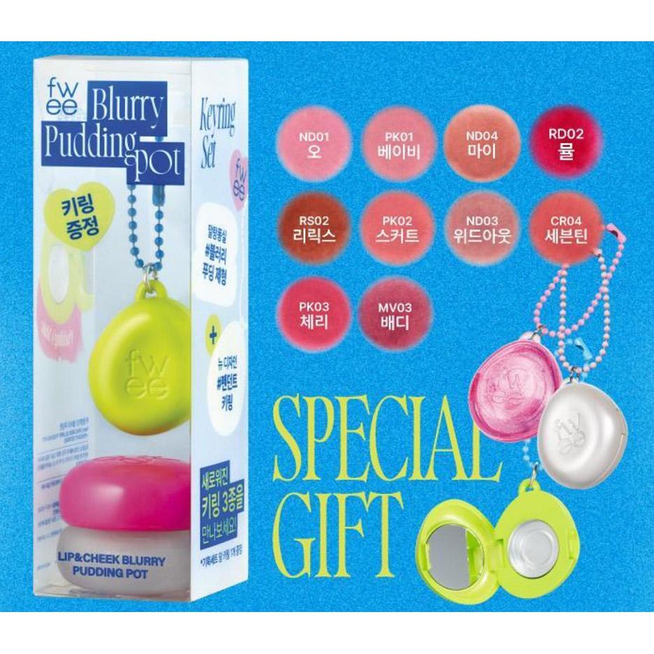 Пудинг Fwee Lip & Cheek Blurry Pudding Pot, 5 г, 5 цветов, 1 шт. (+Подвеска-брелок в подарок 3g)
Пудинг Fwee Lip & Cheek Blurry Pudding Pot, 5 г, 5 цветов, 1 шт. (+Подвеска-брелок в подарок 3g)