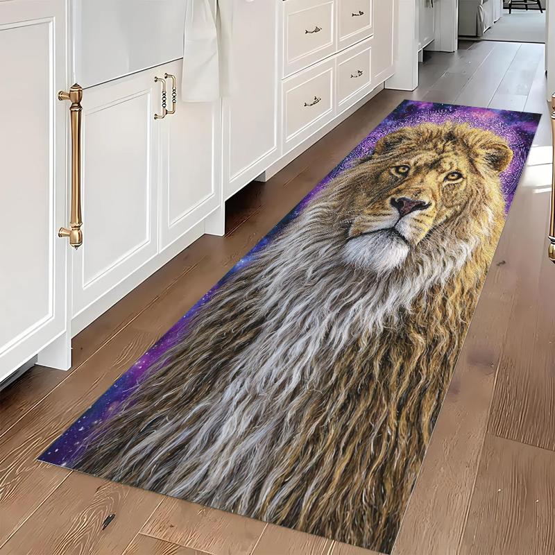 3D Lion Face Hallway Rug Runner Carpet Mat Wild Animal Pattern Home Decoration Floor Rugs for Living Room Bedroom Kids Room 50x150CM
3D Lion Face Hallway Rug Runner Carpet Mat Wild Animal Pattern Home Decoration Floor Rugs for Living Room Bedroom Kids Room 50x150CM