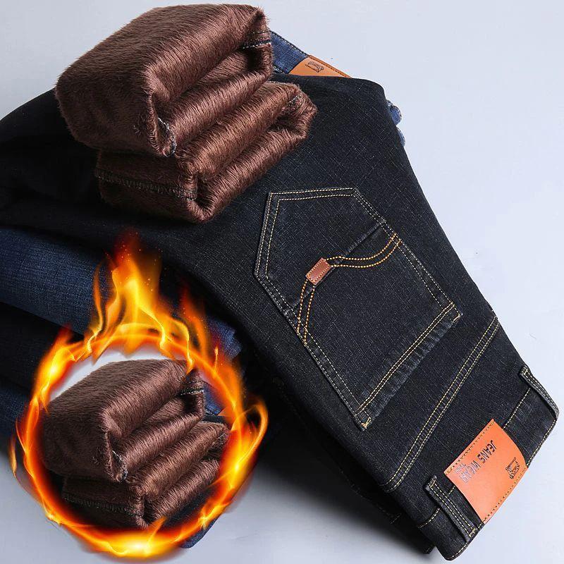 Men s Jeans Thermal Jeans Business Jeans Warm Padded Warm Straight Pants Plus Size Jeans 33
Men s Jeans Thermal Jeans Business Jeans Warm Padded Warm Straight Pants Plus Size Jeans 33