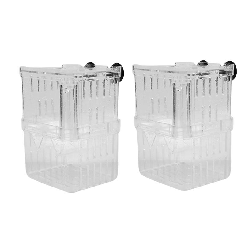 2PCS Clear Fish Breeding Incubator Tanks With Secure Isolation Chamber Double Layer Design For Fry And Shrimp 1
2PCS Clear Fish Breeding Incubator Tanks With Secure Isolation Chamber Double Layer Design For Fry And Shrimp 1