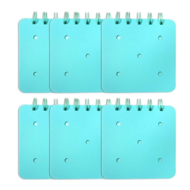 6Pcs Twin-Wire Binding Notepads 40Pages Unlined Pocket Notepads Wirebound Sketchbook Small Notebook for Writing Drawing
6Pcs Twin-Wire Binding Notepads 40Pages Unlined Pocket Notepads Wirebound Sketchbook Small Notebook for Writing Drawing