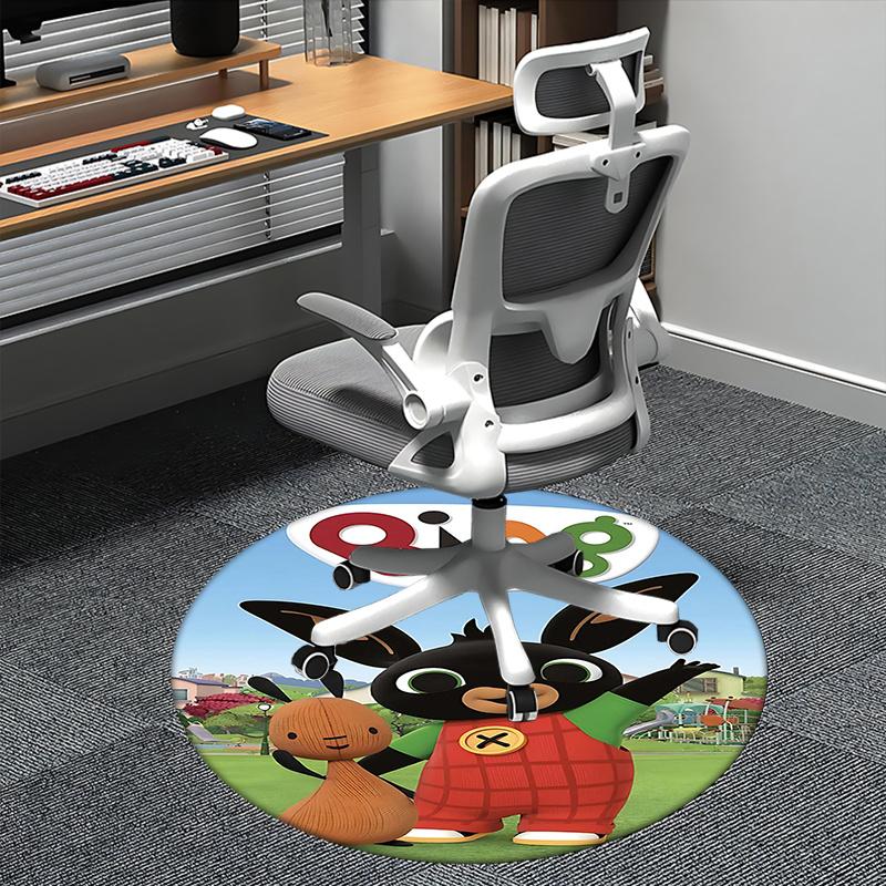 Bing Bunny,Bing Character Chair mat Round Rug Office carpet, Non slip, Suitable for Living Rooms, Bedrooms Decor.1205593a 80cm by 80cm
Bing Bunny,Bing Character Chair mat Round Rug Office carpet, Non slip, Suitable for Living Rooms, Bedrooms Decor.1205593a 80cm by 80cm