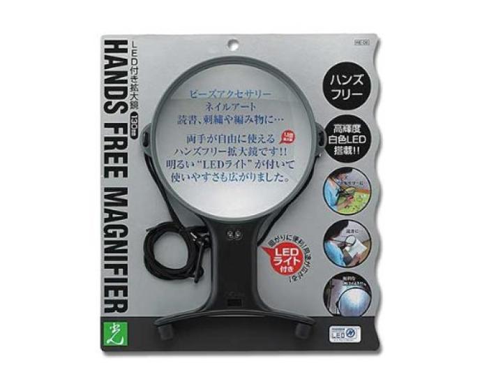 Magnifying Glass with LED, 130mm, 00874754-1, HE-06
Magnifying Glass with LED, 130mm, 00874754-1, HE-06