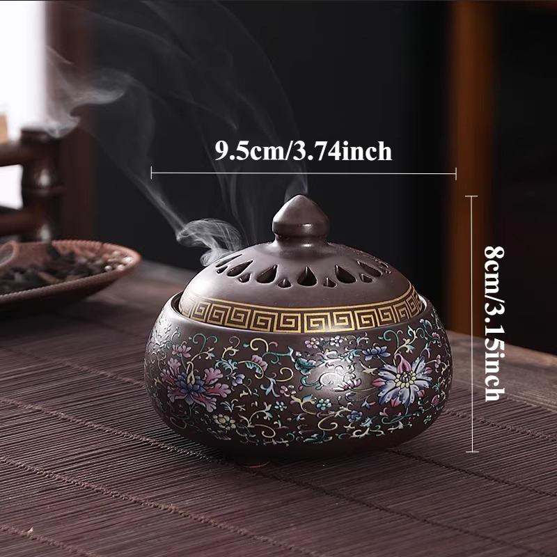 Ceramic Incense Burner Enamel Color Plate Incense Burner Indoor Incense Burner Temple Sacrificial Supplies Buddha Hall Decor
Ceramic Incense Burner Enamel Color Plate Incense Burner Indoor Incense Burner Temple Sacrificial Supplies Buddha Hall Decor