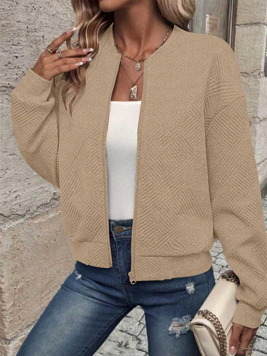 Spring/Autumn Women s Fashion Checkered Zippered Round Neck Long Sleeve Coat for Women XXL
Spring/Autumn Women s Fashion Checkered Zippered Round Neck Long Sleeve Coat for Women XXL