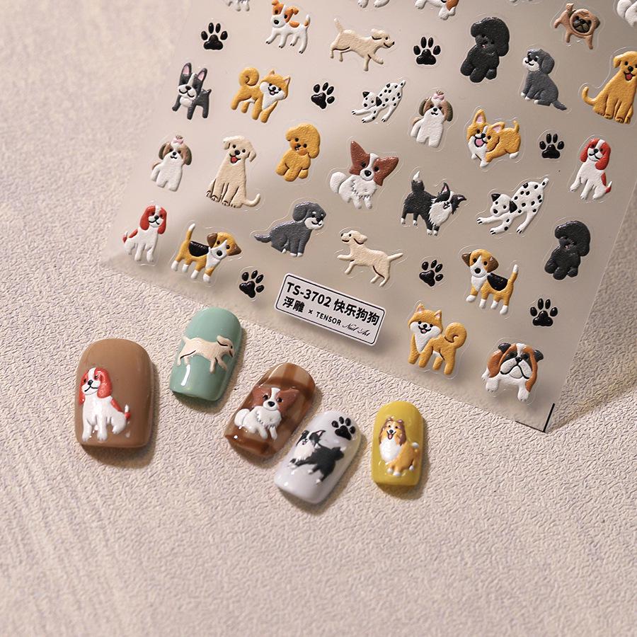 Ferrite Pro Cartoon Nail Stickers: Thin, Tough, Adhesive Nail Art Decals - TS-3701 Happy Dog
Ferrite Pro Cartoon Nail Stickers: Thin, Tough, Adhesive Nail Art Decals - TS-3701 Happy Dog