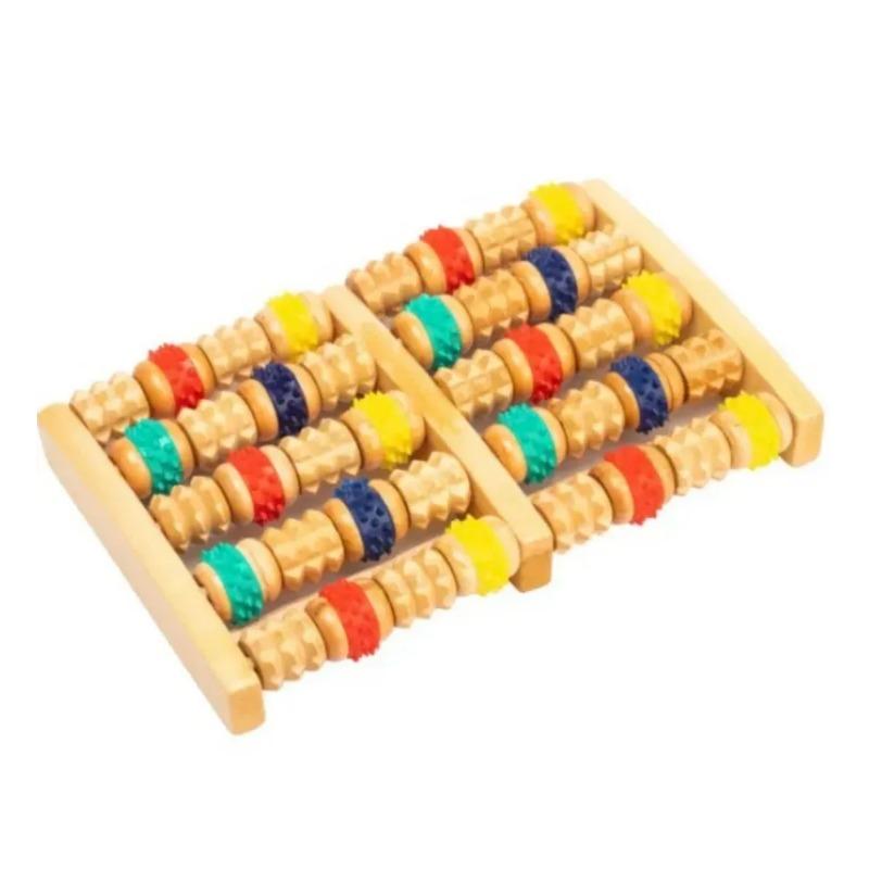 Роликовый массажер для ног Деревянный Домашний Массажер для ног для отдыха Пятирядный массажер 1pc
Роликовый массажер для ног Деревянный Домашний Массажер для ног для отдыха Пятирядный массажер 1pc