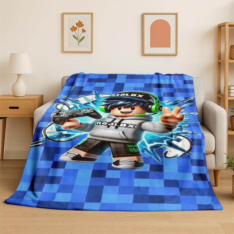 Cartoon R-Robloxs Game Gamer Flannel Blanket Soft Warm Throw Blanket for Bedroom Living Room Bed Travel Camping Picnic Gift 75x90cm
Cartoon R-Robloxs Game Gamer Flannel Blanket Soft Warm Throw Blanket for Bedroom Living Room Bed Travel Camping Picnic Gift 75x90cm