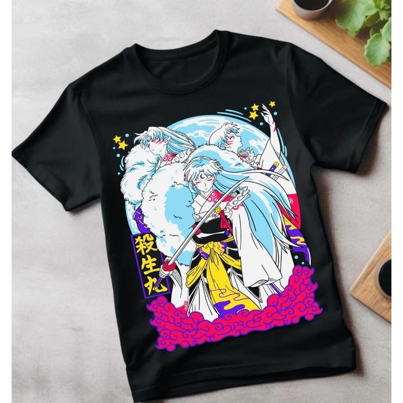 Trend Summer 2025 Cosplay Unisex Inuyasha Sesshomaru T-shirt Red Moon Inu Yasha Kawaii Girls Gift Shirt All Sizes Men Clothing 4XL
Trend Summer 2025 Cosplay Unisex Inuyasha Sesshomaru T-shirt Red Moon Inu Yasha Kawaii Girls Gift Shirt All Sizes Men Clothing 4XL