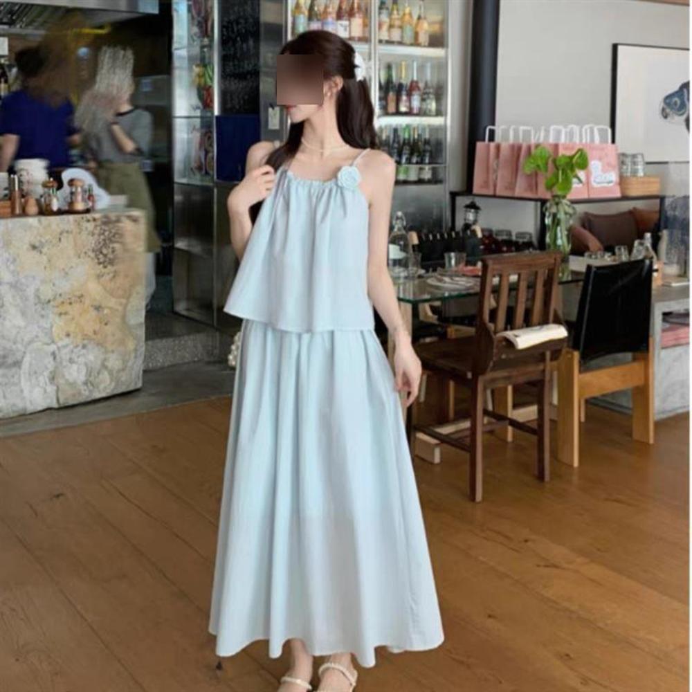 Vacation Style Mint Mambo Two-Piece Women s Summer Set: Versatile Sling Vest & A-Line Midi Skirt M (90-100 lbs)
Vacation Style Mint Mambo Two-Piece Women s Summer Set: Versatile Sling Vest & A-Line Midi Skirt M (90-100 lbs)