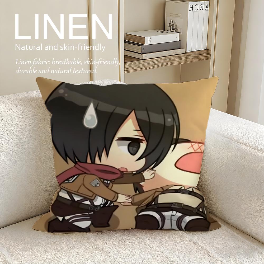 Action Attack on Titan Cushion Cover Pillowcase Set Pcs x x Breathable Washable Sofa Cushion Cover 30X30cm
Action Attack on Titan Cushion Cover Pillowcase Set Pcs x x Breathable Washable Sofa Cushion Cover 30X30cm