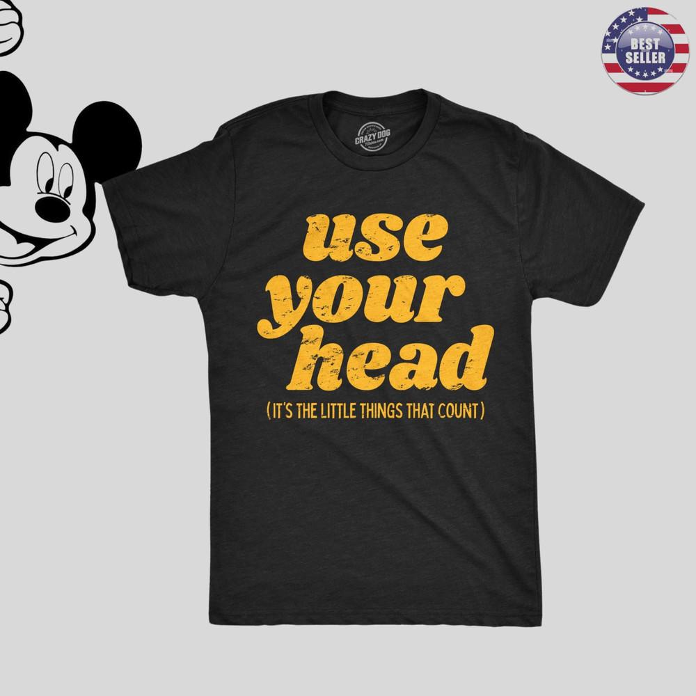 Funny T Shirts Use Your Head Sarcastic Graphic Novelty Tee Unisex T-Shirt L
Funny T Shirts Use Your Head Sarcastic Graphic Novelty Tee Unisex T-Shirt L