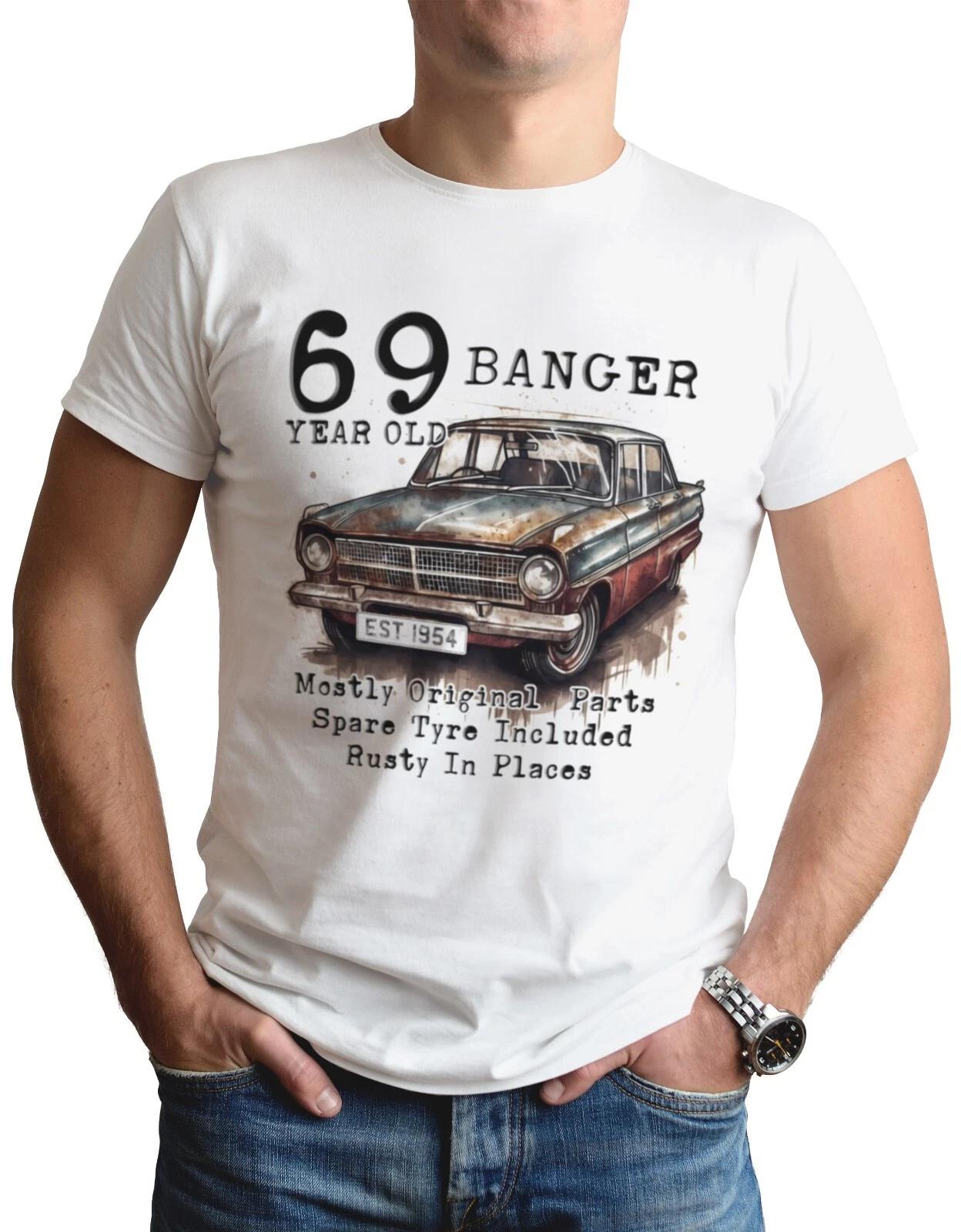 69th Birthday T-Shirt Funny Car Gift 69 Year Old Banger Mens T Shirt Top Tee 2XL
69th Birthday T-Shirt Funny Car Gift 69 Year Old Banger Mens T Shirt Top Tee 2XL