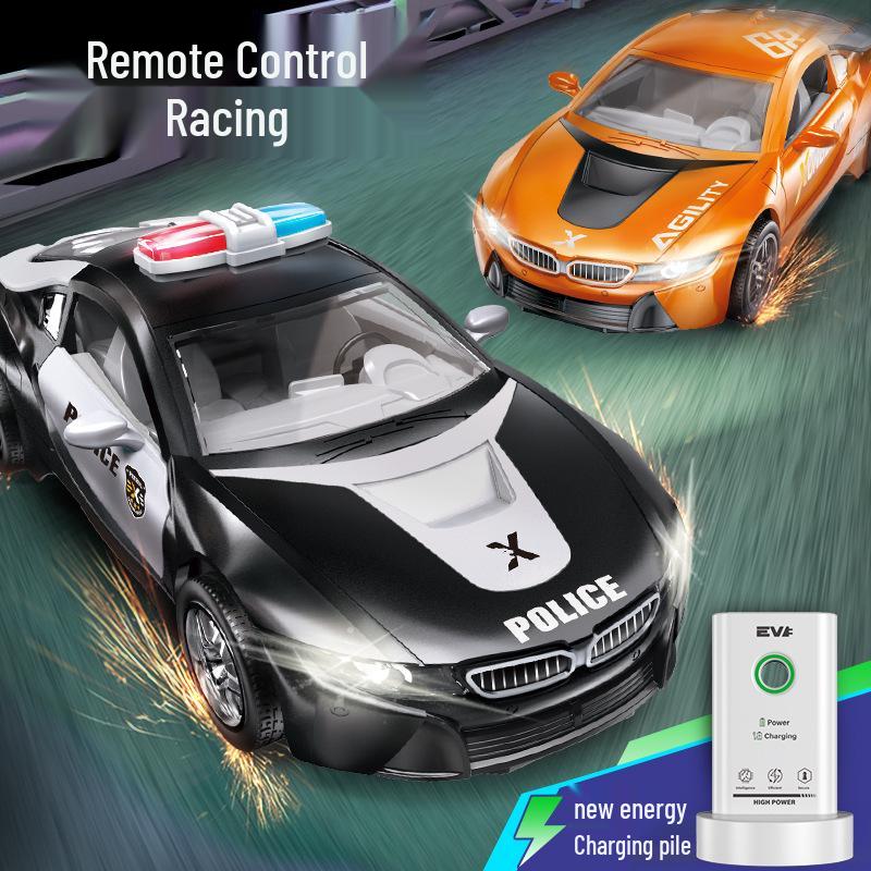 1:22 i8 Remote Control Racing Car with Charging Dock, Toy Police Sports Car for Ages 6-12 Single Battery
1:22 i8 Remote Control Racing Car with Charging Dock, Toy Police Sports Car for Ages 6-12 Single Battery