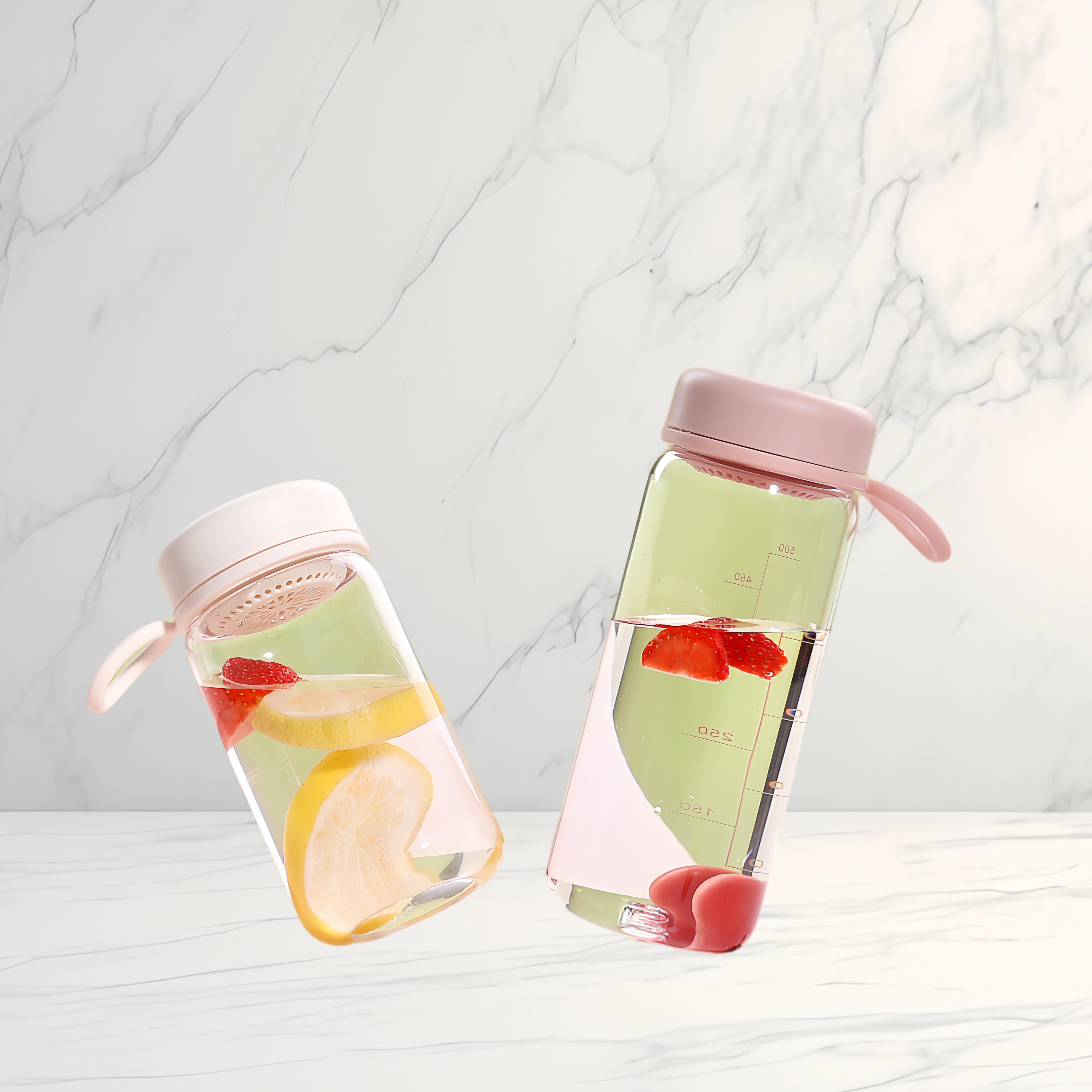 Plastic Sports Water Bottle Leakproof Portable Water Cup Students Simple Bottle Coffee Tea Cup with Tea Infuser Summer Drinkware 600ml
Plastic Sports Water Bottle Leakproof Portable Water Cup Students Simple Bottle Coffee Tea Cup with Tea Infuser Summer Drinkware 600ml