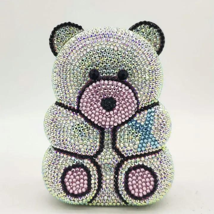 Boutique De FGG (in stock)Teddy Clutch Minaudiere Bag Women Crystal Evening Handbags and Purses Wedding Party Rhinestone Bag Mini Clutch
Boutique De FGG (in stock)Teddy Clutch Minaudiere Bag Women Crystal Evening Handbags and Purses Wedding Party Rhinestone Bag Mini Clutch