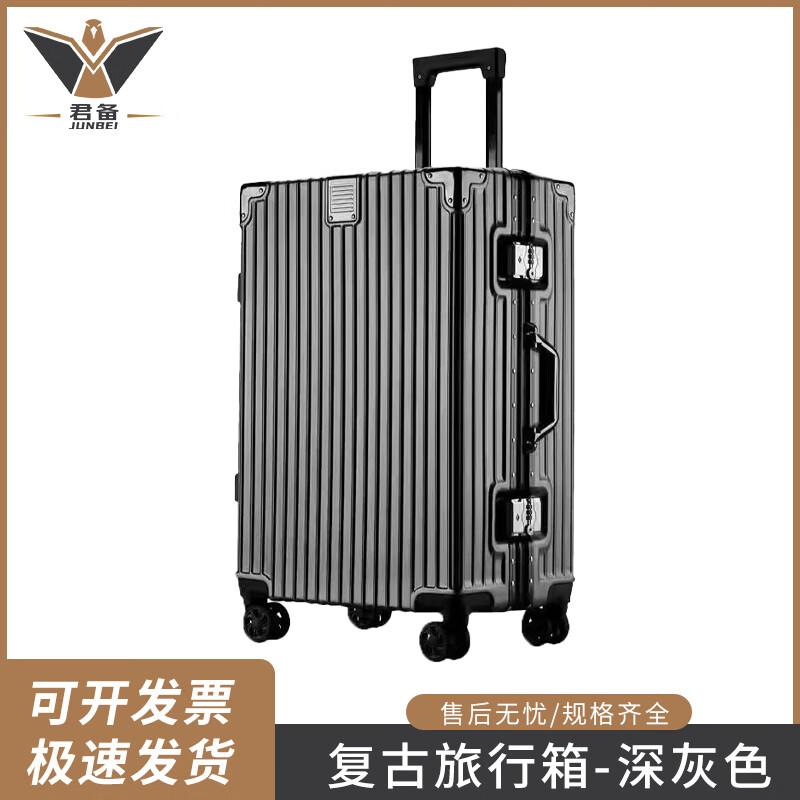 Junbei Retro Aluminum Frame Rolling Luggage 20 Inch
Junbei Retro Aluminum Frame Rolling Luggage 20 Inch