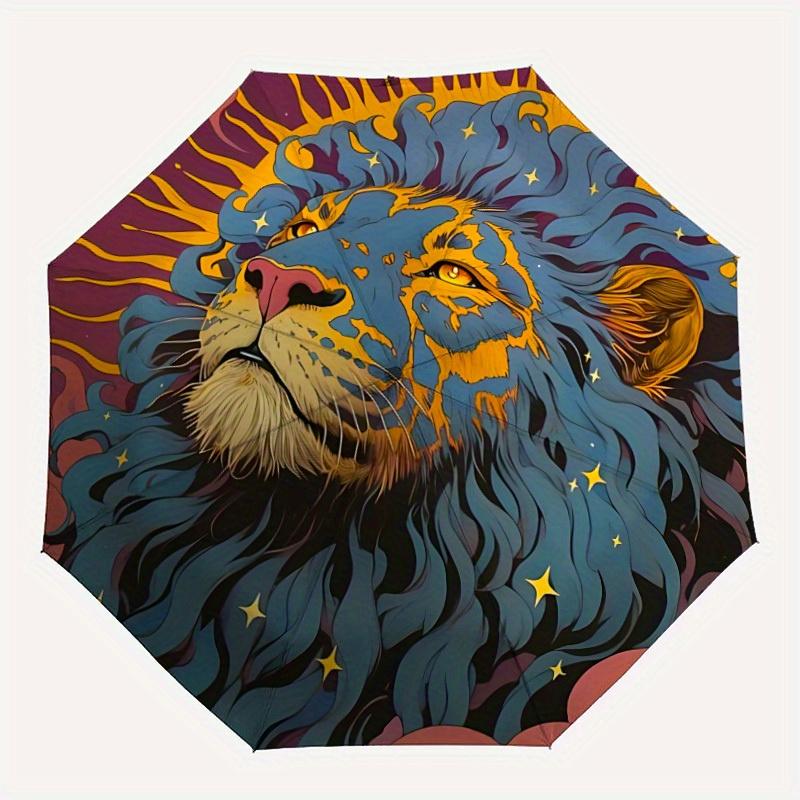 1pc Lion Head Automatic Open/close Folding Umbrella, Compact Portable Travel Umbrella,Durable Construction yy250814192
1pc Lion Head Automatic Open/close Folding Umbrella, Compact Portable Travel Umbrella,Durable Construction yy250814192
