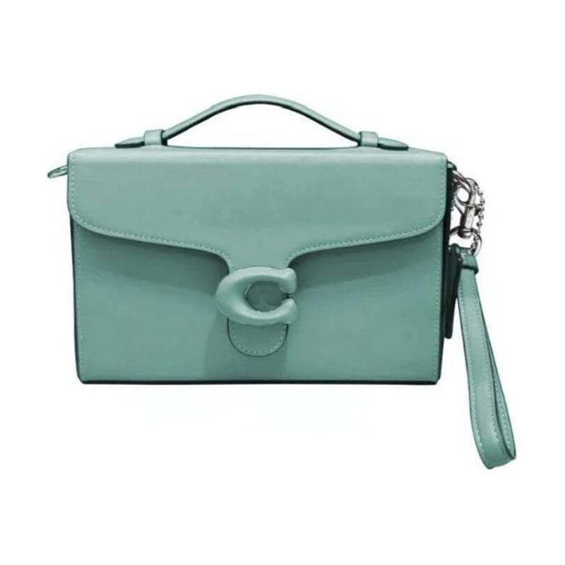COACH 22 Silver Hardware Leather Handbag Small Women Green срібний
COACH 22 Silver Hardware Leather Handbag Small Women Green срібний