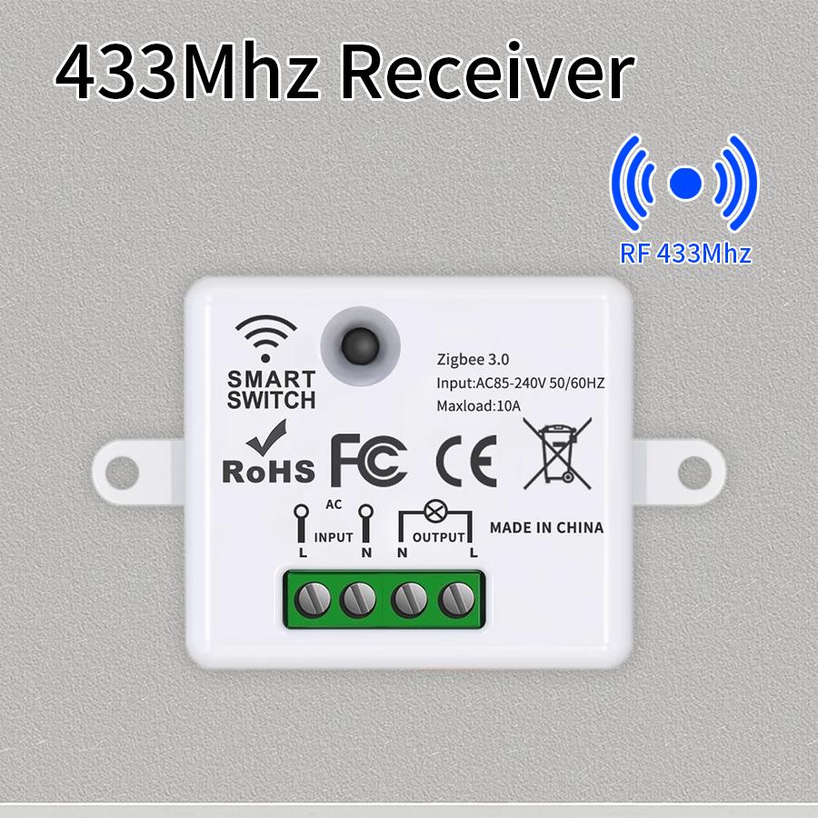 Универсальный беспроводной пульт дистанционного управления RF 433 МГц, выключатель света 10 А 110 В 220 В, релейный приемник, 1/2/3-клавишный настенный выключатель для светодиодной лампы
Универсальный беспроводной пульт дистанционного управления RF 433 МГц, выключатель света 10 А 110 В 220 В, релейный приемник, 1/2/3-клавишный настенный выключатель для светодиодной лампы