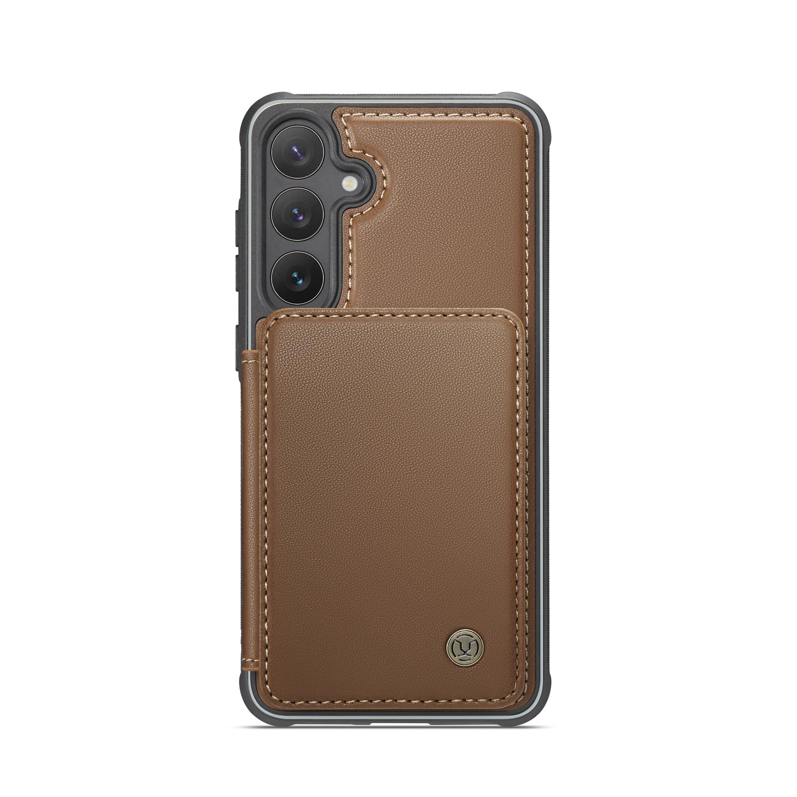 Шкіряний чохол для мобільного телефону JEEHOOD J05 для Samsung Galaxy S25 зі знімним магнітним чохлом для карток Purple
Шкіряний чохол для мобільного телефону JEEHOOD J05 для Samsung Galaxy S25 зі знімним магнітним чохлом для карток Purple