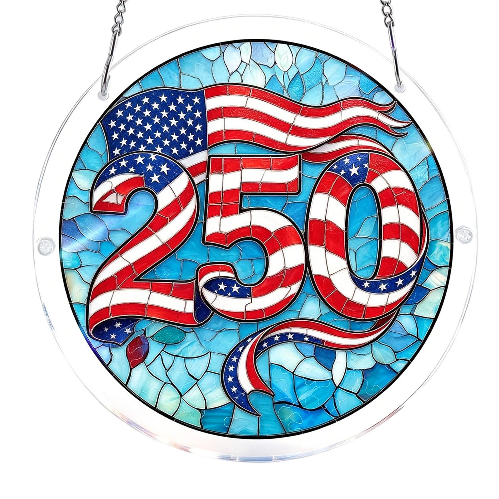 Acrylic Puzzle Hanging Ornament 83 Pieces Round Decorative Panel with Chain for Window or Wall Display Featuring Number Design and Flag Pattern One Size
Acrylic Puzzle Hanging Ornament 83 Pieces Round Decorative Panel with Chain for Window or Wall Display Featuring Number Design and Flag Pattern One Size
