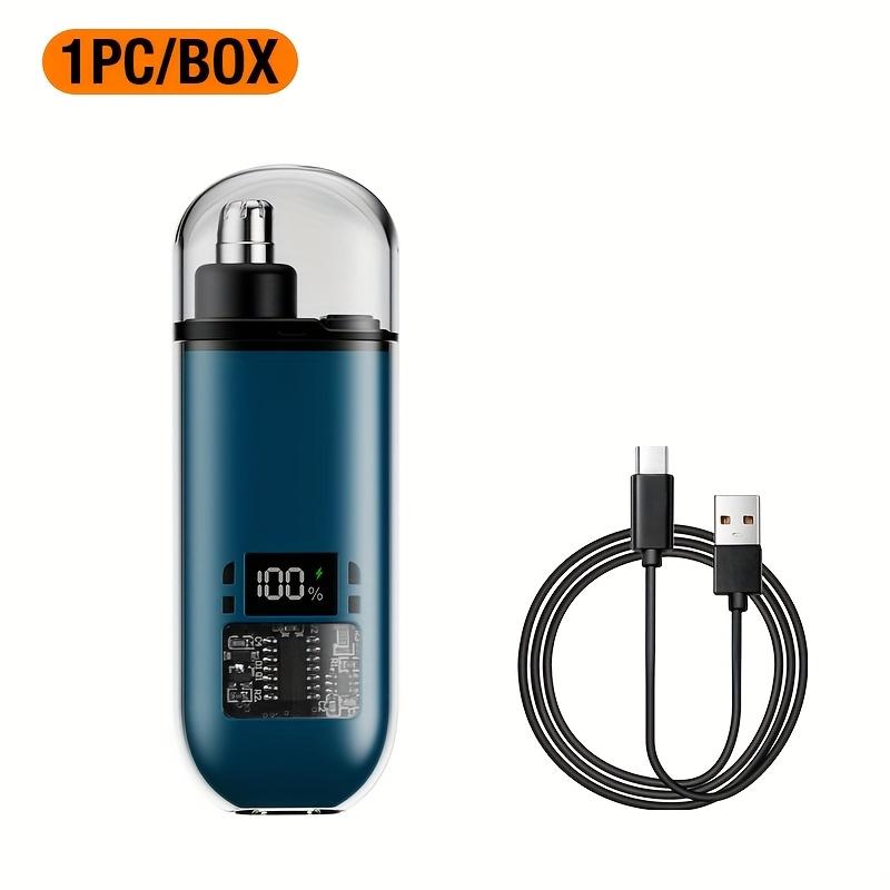 A Mini Portable and Stylish Electric Nose Hair Trimmer with USB Charging Function and Digital Display for Nose Care and Cleaning синій
A Mini Portable and Stylish Electric Nose Hair Trimmer with USB Charging Function and Digital Display for Nose Care and Cleaning синій