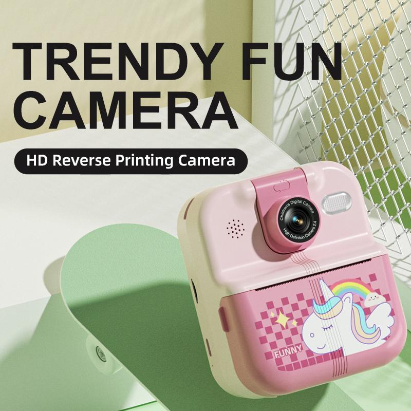 P02 2.4 Inch Instant Print Camera Cartoon Animal Pattern Flip Lens HD Camera for Kids with 32GB Card+Card Reader White
P02 2.4 Inch Instant Print Camera Cartoon Animal Pattern Flip Lens HD Camera for Kids with 32GB Card+Card Reader White