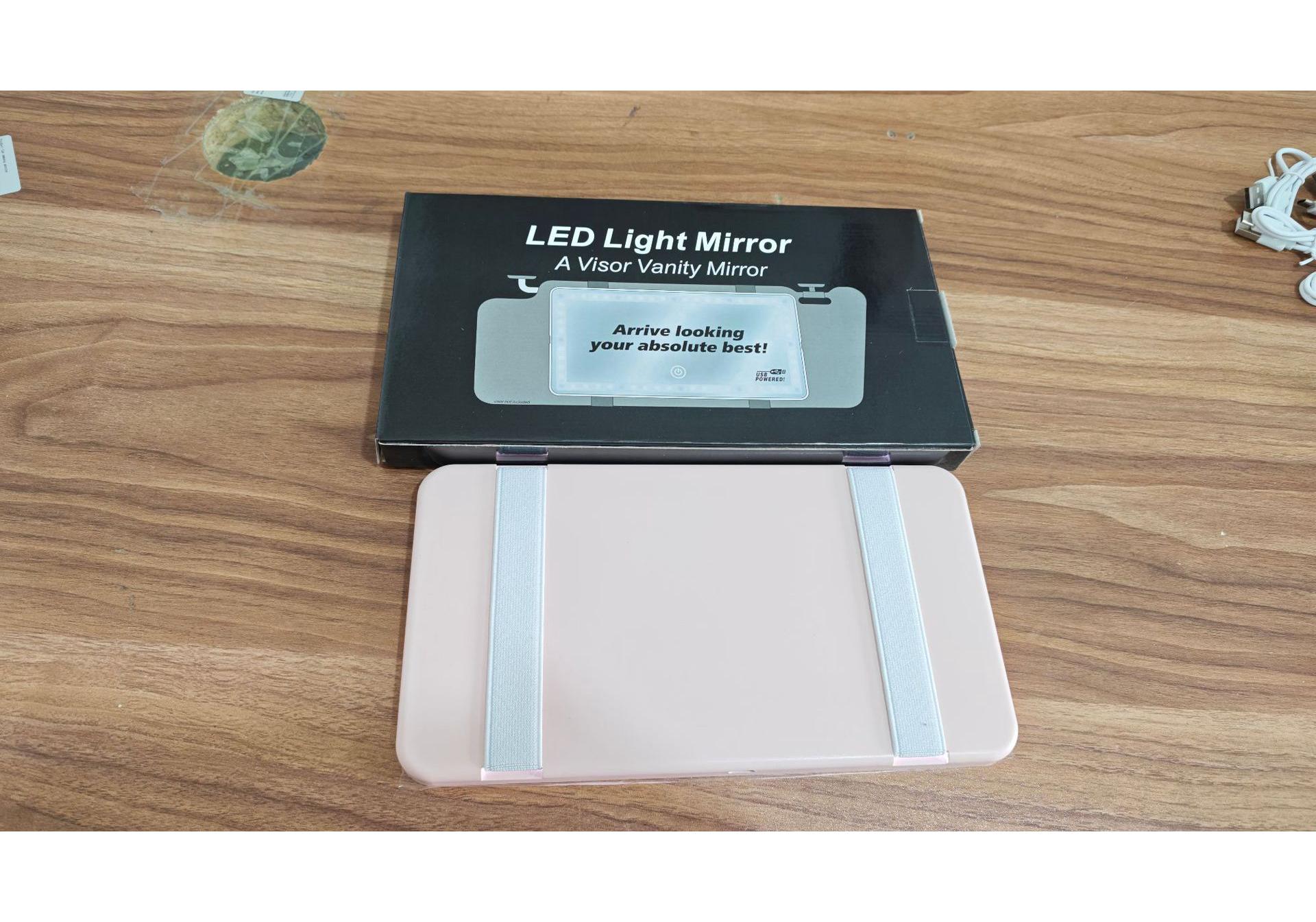 HD 3x Magnification LED Vanity Mirror for Car Sun Visor, Adjustable Three-Color Makeup Mirror, Passenger Side
HD 3x Magnification LED Vanity Mirror for Car Sun Visor, Adjustable Three-Color Makeup Mirror, Passenger Side