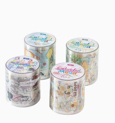4pcs/1lot Decorative Adhesive tapes Colorful Mood Scrapbooking DIY Paper Scrapbooking Stickers
4pcs/1lot Decorative Adhesive tapes Colorful Mood Scrapbooking DIY Paper Scrapbooking Stickers