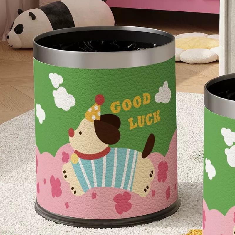 Cartoon Leather Trash Can - Large Capacity Household Storage Wastebasket for Living Room No Specification
Cartoon Leather Trash Can - Large Capacity Household Storage Wastebasket for Living Room No Specification