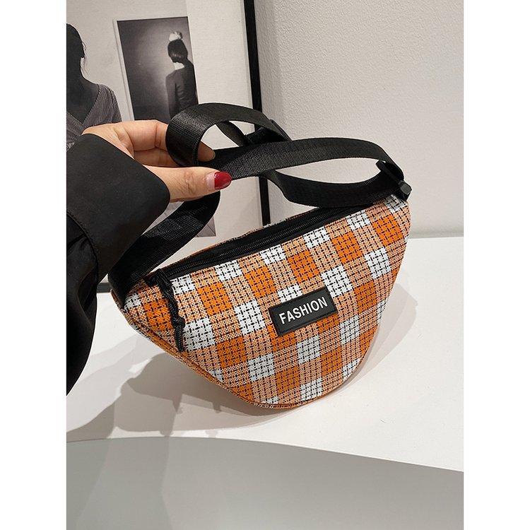 Cute little bag women 2025 new nylon fashion oblique span student shoulder plaid dumpling bag помаранчевий
Cute little bag women 2025 new nylon fashion oblique span student shoulder plaid dumpling bag помаранчевий
