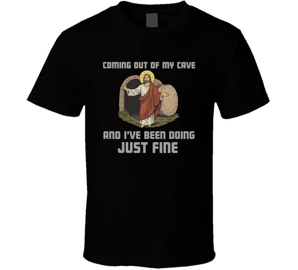 SALE Coming Out Of My Cave Jesus T-Shirt Funny Quote Tee Unisex T-Shirt XXXL
SALE Coming Out Of My Cave Jesus T-Shirt Funny Quote Tee Unisex T-Shirt XXXL