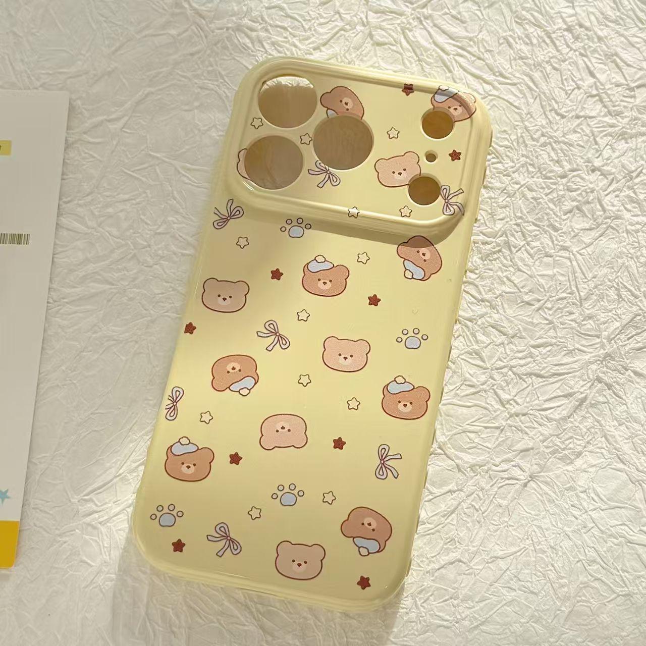Heart-Edged Full Screen Bear Soft Case for Apple 17 Pro Max - Compatible with all inclusive 16, 15, 14, and 13 models, Cartoon Design iPhone 16 Pro
Heart-Edged Full Screen Bear Soft Case for Apple 17 Pro Max - Compatible with all inclusive 16, 15, 14, and 13 models, Cartoon Design iPhone 16 Pro