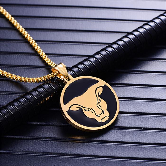 Punk Zodiac Constellation Pendant Gold Color Stainless Steel Round Necklaces For Men Women Fashion Party Jewelry Birthday Gift 50cm
Punk Zodiac Constellation Pendant Gold Color Stainless Steel Round Necklaces For Men Women Fashion Party Jewelry Birthday Gift 50cm