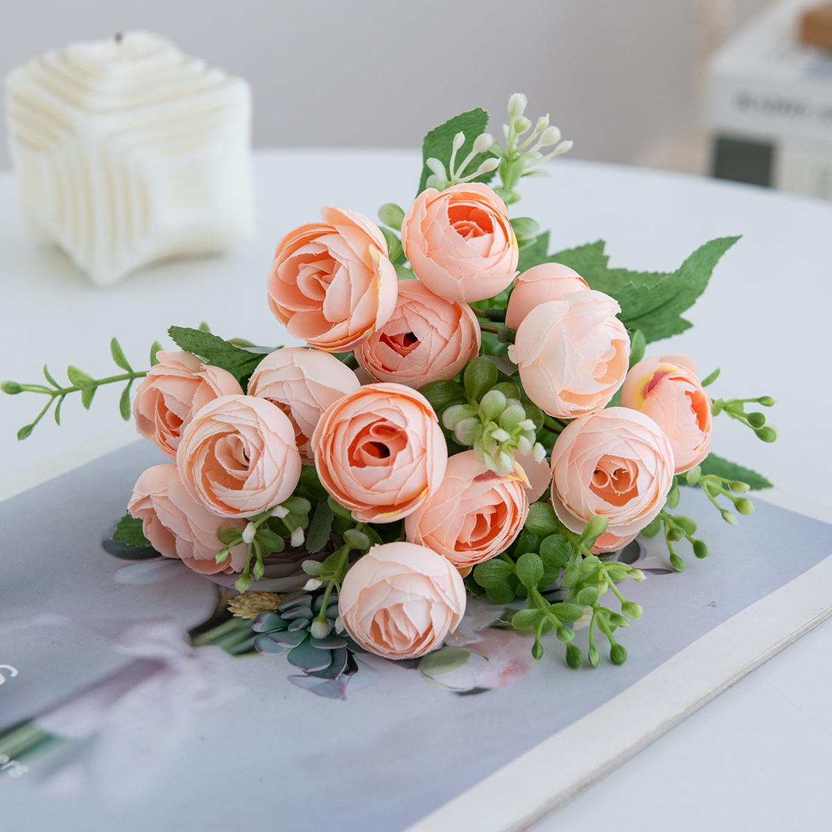 Artificial Flower Rose High Quality Wedding Wreath Bridal Bouquet Decora Festival Home Room Table Yard Gift Box Vase Accessories 1 pc шампанського
Artificial Flower Rose High Quality Wedding Wreath Bridal Bouquet Decora Festival Home Room Table Yard Gift Box Vase Accessories 1 pc шампанського