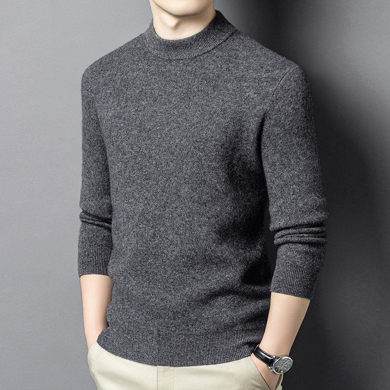 Men s Genuine Yak Wool Zipper Sweater - Thick, Solid Color, Round Neck Knitwear for Autumn and Winter 4XL
Men s Genuine Yak Wool Zipper Sweater - Thick, Solid Color, Round Neck Knitwear for Autumn and Winter 4XL
