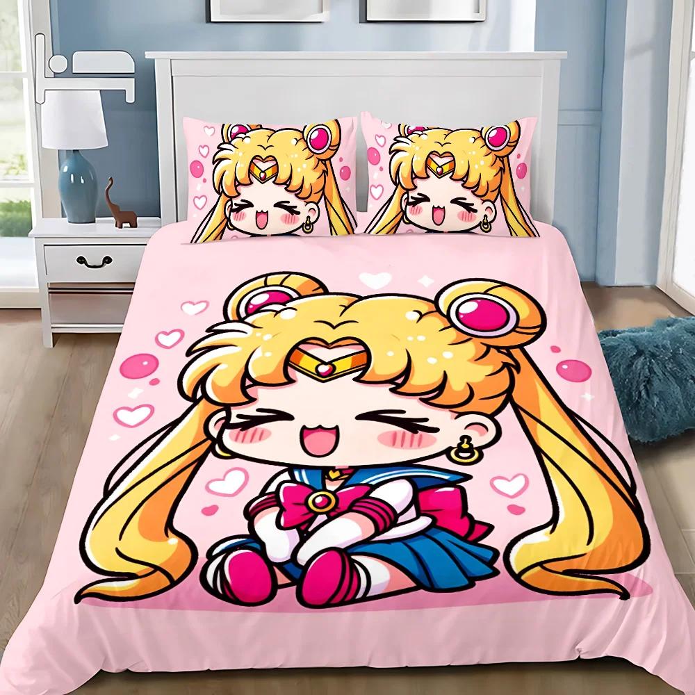 S-Sailor M-MoonS Adult Boy Girl Bedroom Decoration Single Double Large Size Duvet Cover Pillowcase Bedding Set Japan Anime Cute (140x210cm)
S-Sailor M-MoonS Adult Boy Girl Bedroom Decoration Single Double Large Size Duvet Cover Pillowcase Bedding Set Japan Anime Cute (140x210cm)