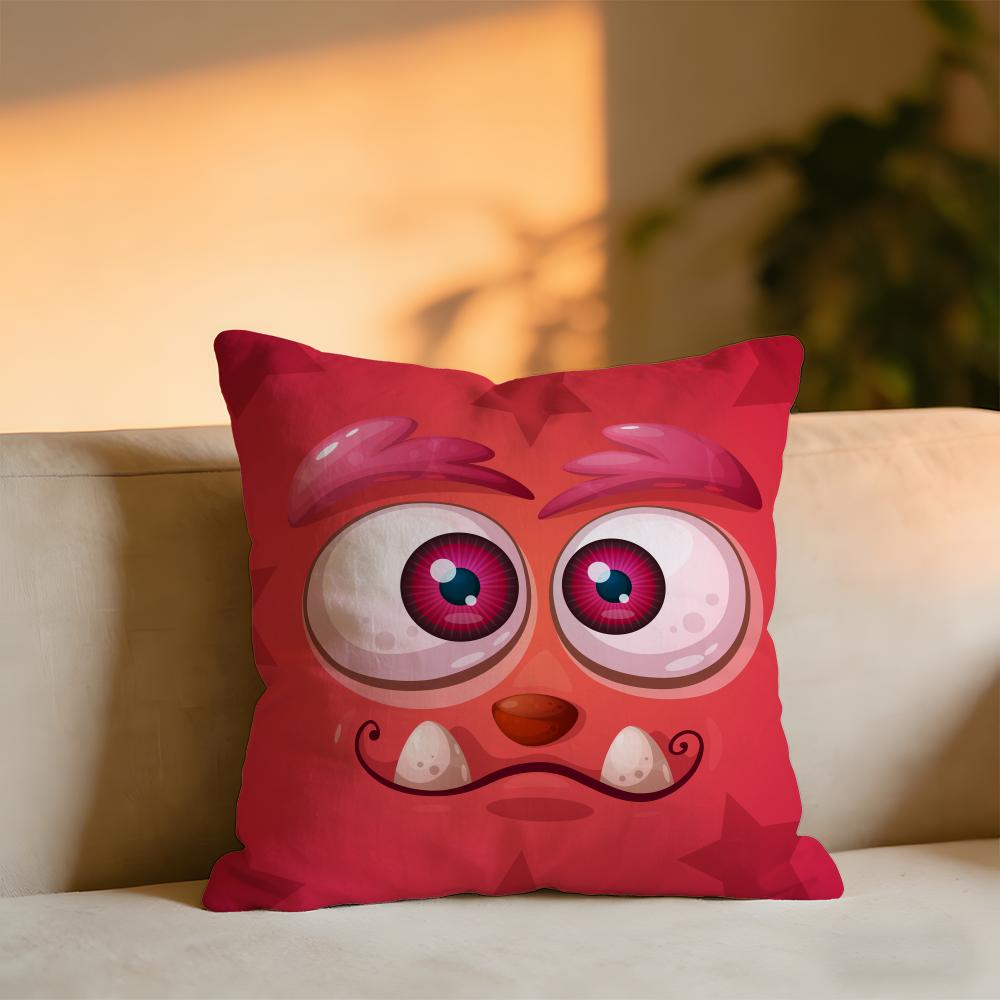 Funny Little Monster Emoticon Pack Cushion Cover Cozy Velvet Throw PillowSoft Warm Cushion For Sofa Bed 30X30cm
Funny Little Monster Emoticon Pack Cushion Cover Cozy Velvet Throw PillowSoft Warm Cushion For Sofa Bed 30X30cm