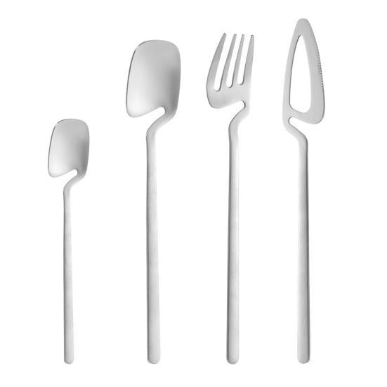 Набор столовых приборов из 4 предметов из нержавеющей стали с эргономичным дизайном ручек, устойчивый к ржавчине, набор столовых приборов с зеркальной полировкой для домашней кухни серебряный
Набор столовых приборов из 4 предметов из нержавеющей стали с эргономичным дизайном ручек, устойчивый к ржавчине, набор столовых приборов с зеркальной полировкой для домашней кухни серебряный