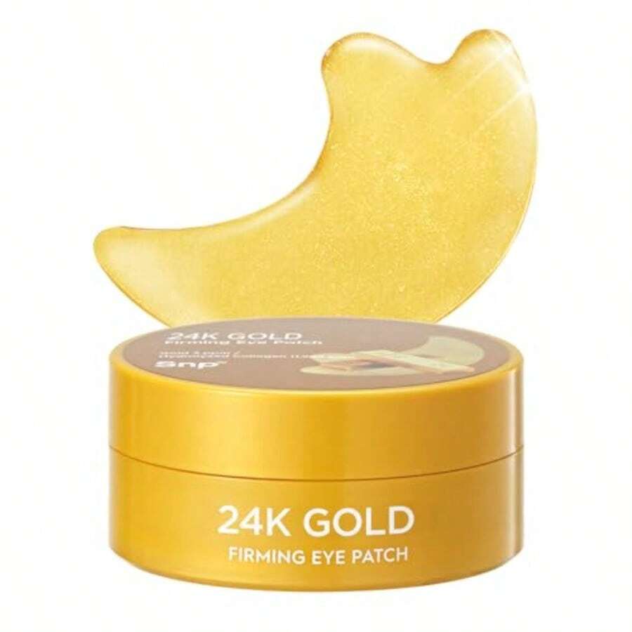 snp 24K Gold Firming Eye Patch 1.25g(60ea) , 11900mg Of Collagen With 24K Gold Tightening And Hydrating
snp 24K Gold Firming Eye Patch 1.25g(60ea) , 11900mg Of Collagen With 24K Gold Tightening And Hydrating