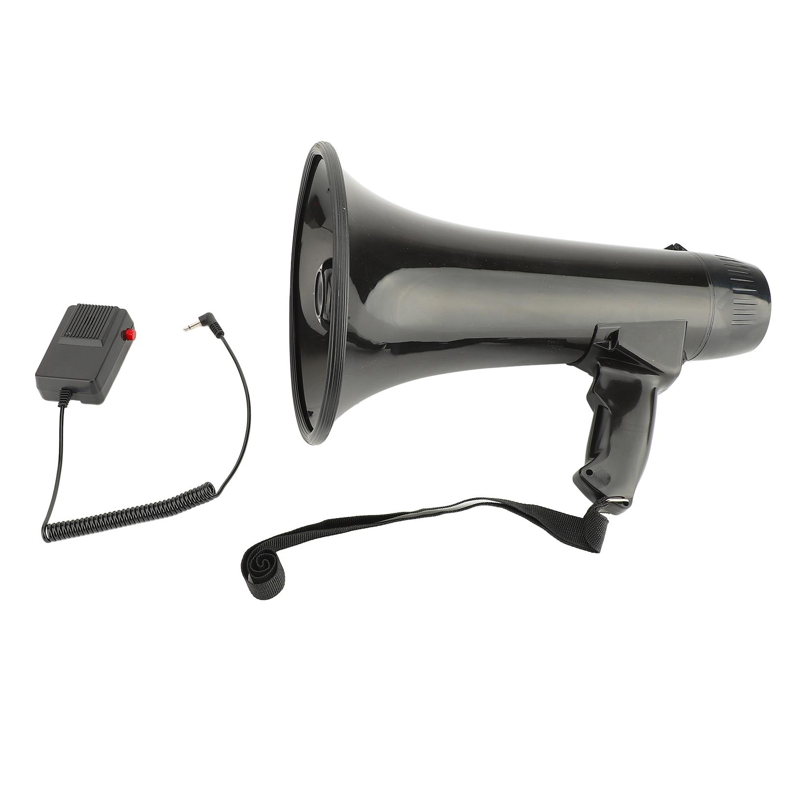 Portable Megaphones Adjustable Volume Control Horn Handheld Loudspeaker with Microphone for
Portable Megaphones Adjustable Volume Control Horn Handheld Loudspeaker with Microphone for