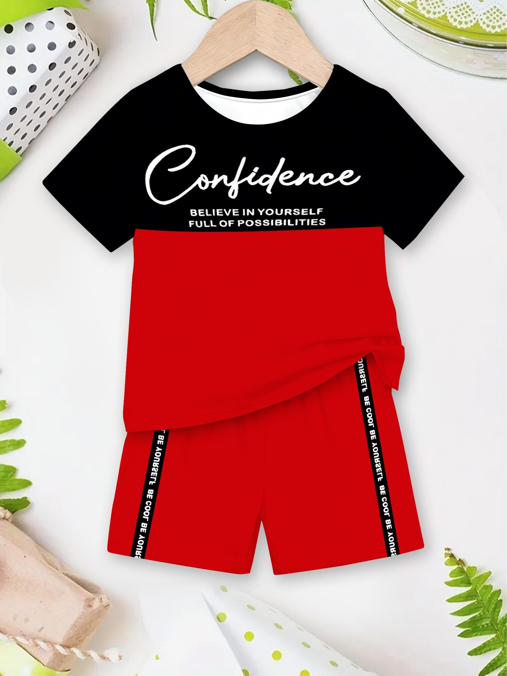 Boy and toddler cartoon short sleeved shorts set -3D pattern round neck short sleeved shorts+shorts 5-6Y
Boy and toddler cartoon short sleeved shorts set -3D pattern round neck short sleeved shorts+shorts 5-6Y