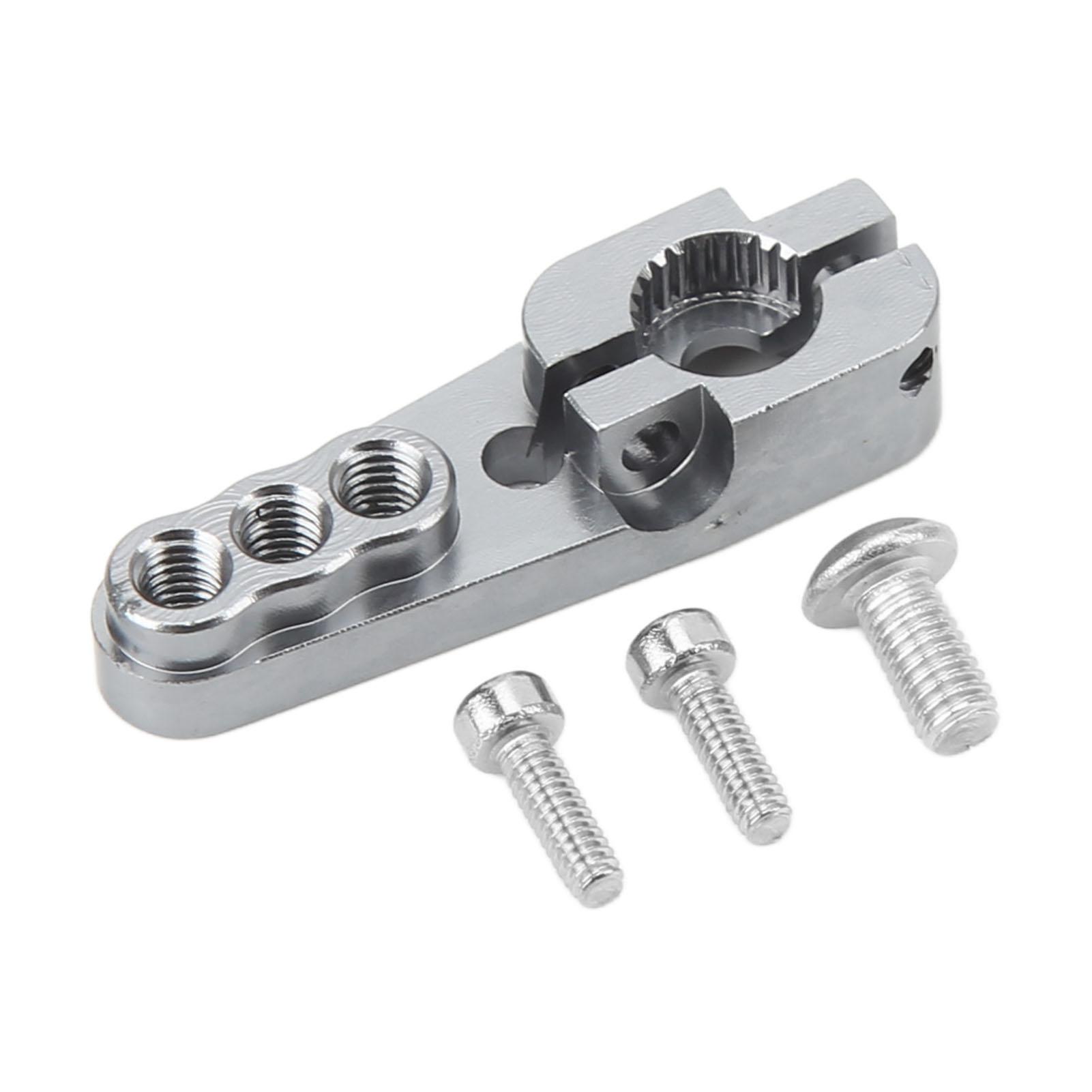 25T Servo Horn Adjustable 3 Holes Aluminium Alloy Servo Horns Steering Arms for 110 RC Car Upgrade
25T Servo Horn Adjustable 3 Holes Aluminium Alloy Servo Horns Steering Arms for 110 RC Car Upgrade